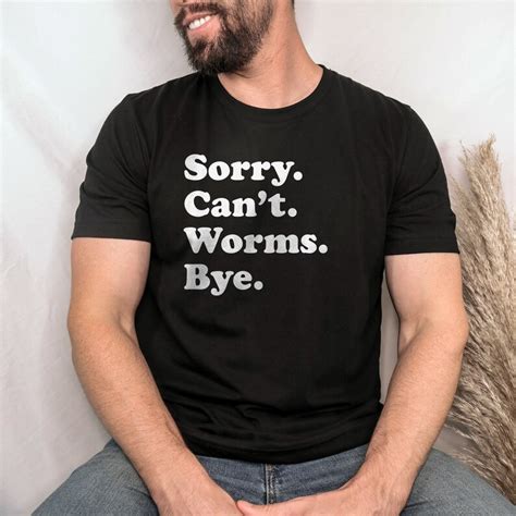 Funny Worm T Shirt Worm T Worm Shirt For Men Or Women I Etsy