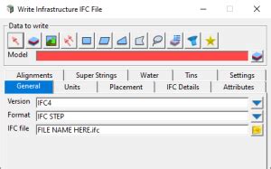 Write IFC | 12d Wiki for Transport