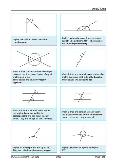 Name The Angle In Four Ways