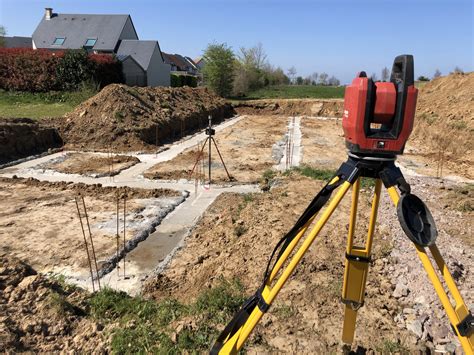 Implantation de maison sur chantier par un Géomètre Topographe Halitt