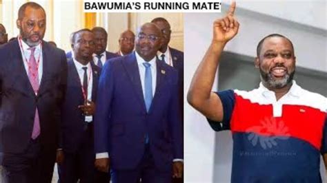 Breaking News Dr Bawumia Finally Chooses Napo As His Running Mate