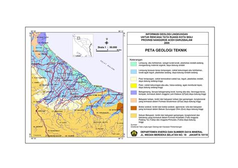 Peta Geoteknik Sigli Katalog Peta Banda Aceh