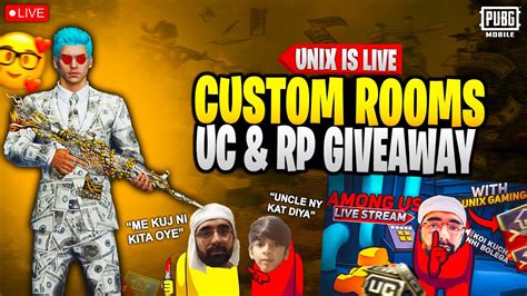 Pubg Mobile Live Advance Custom Rooms With Uc Giveaway Cash Prize