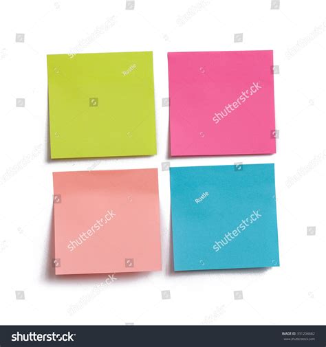 Collection Colorful Post Paper Note On Stock Photo 331204682 | Shutterstock