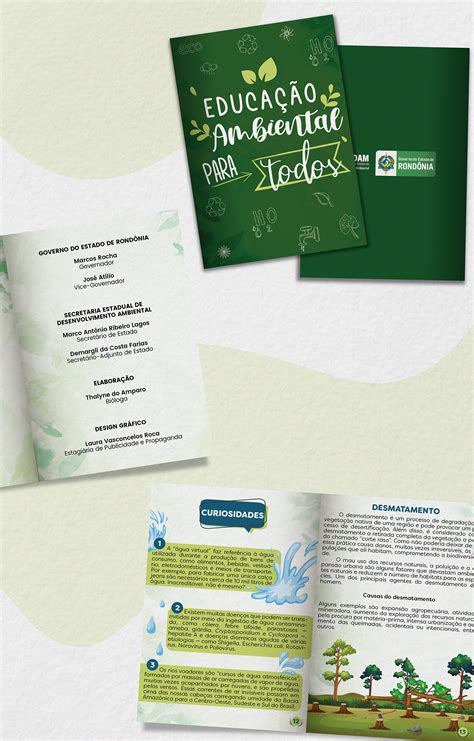 Cartilha Educa O Ambiental On Behance