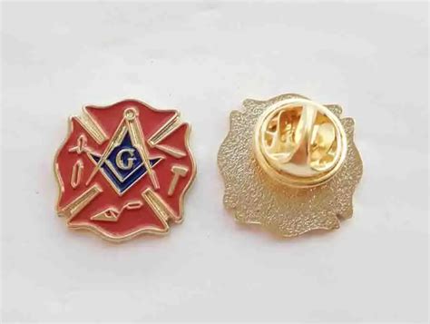 Free Shipping 1pcs Masonic Lodge Fireman Fire Service First Responder