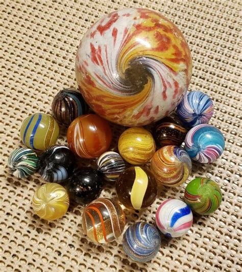 German Handmade Marbles Collection Glass Marbles Marble Handmade