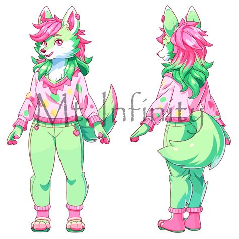 Fursona Adopt Ex Unique Adopt X1 Furry Adopt Reference Sheet Limited Edition Furry Adoption