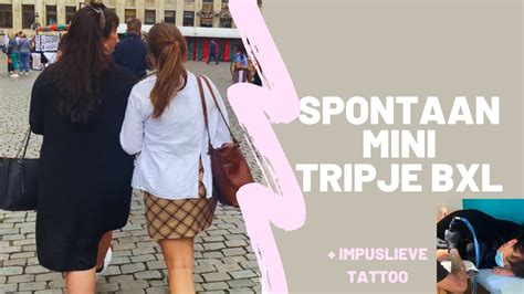 VLOG Mini Tripje Naar BXL En Impulsief Een Tattoo Zetten Elise Van