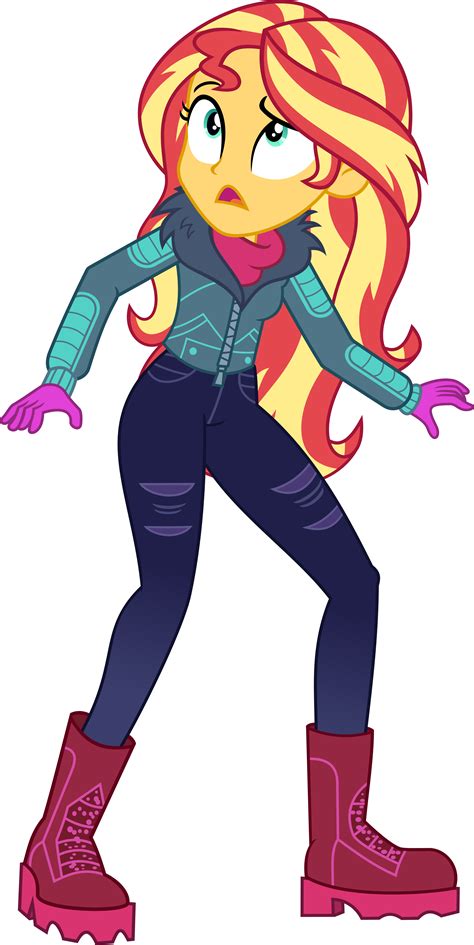 Sunset Shimmer Winter Outfit Eg By Steyrrdash On Deviantart