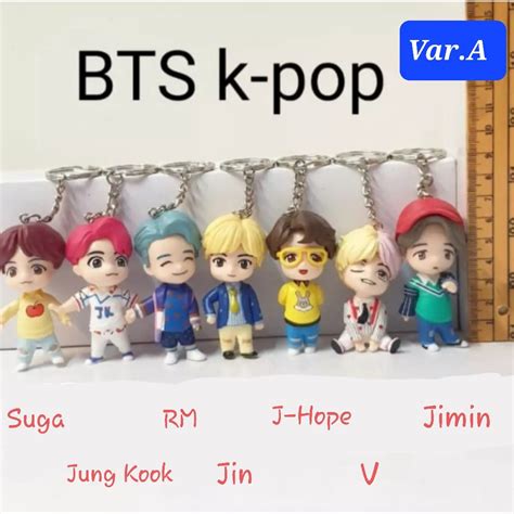 Jual Gantungan Kunci Figure BTS KPOP Shopee Indonesia