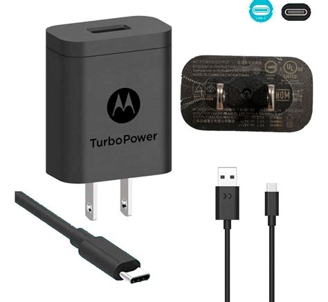 Cargador Original Motorola Turbo Power G8 G7 E7 One Tipo C Cuotas Sin