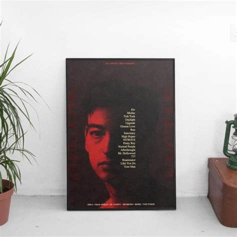 Joji Nectar Tracklist Portrait Poster