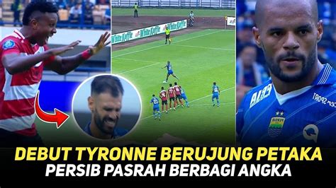 Tyronne Tak Berdaya Alami Cedera Di Laga Debut Persib Harus Rela Di