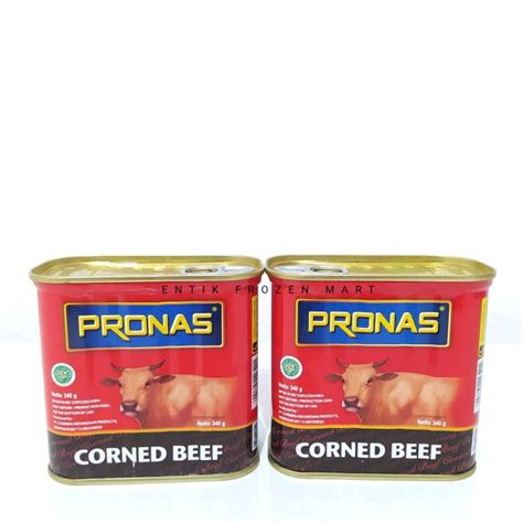 Jual Pronas Kornet Daging Sapi Corned Beef 340gr Shopee Indonesia