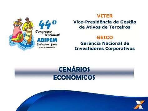 PPT VITER Vice Presid Ncia De Gest O De Ativos De Terceiros GEICO Ger