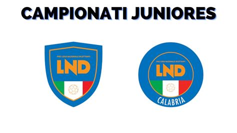 Diciannovesima Giornata Juniores Serie D Terminano I Campionati