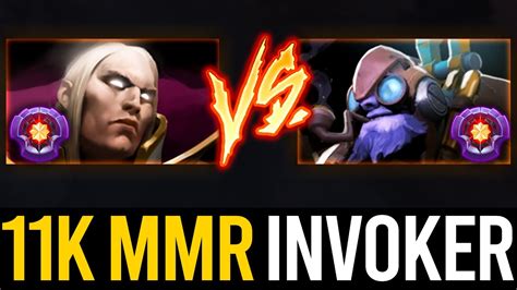 11K MMR MASTER INVOKER Vs MASTER TIER TINKER MID Dota 2 Invoker YouTube