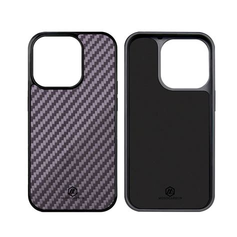 Monocarbon Carbon Fiber Magsafe Case For Iphone 14 14 Pro 14 Pro Max 14 Mini Non Slip