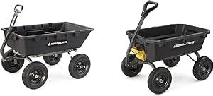 Amazon Gorilla Carts 1500 Pound Capacity Super Heavy Duty Poly