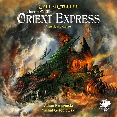 Announcing Horror On The Orient Express The Board Game Chaosium Inc