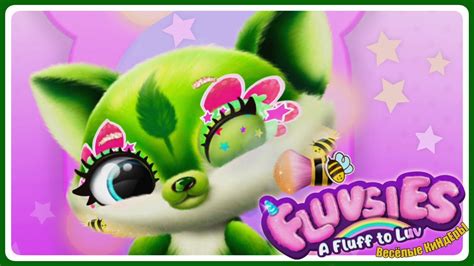 Fluvsies A Fluff To Luv New Green Pet With A Leaf Fluvsies 4