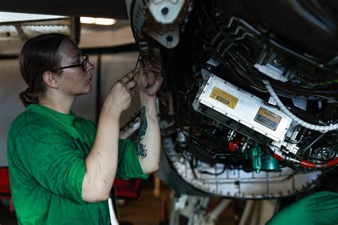 Dvids Images Abraham Lincoln Sailor Conducts Aircraft Maintenance