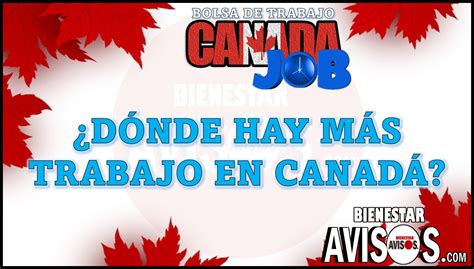 D Nde Hay M S Trabajo En Canad Enero Avisos Bienestar