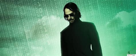 The Matrix Resurrections Neo Keanu Reeves Movies 3440x1440