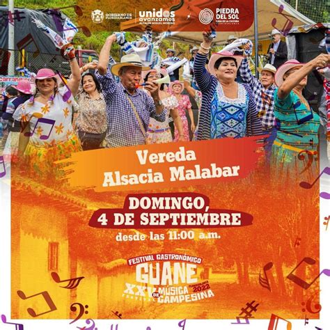 ESTE DOMINGO 04 DE SEPTIEMBRE MUSICA CAMPESINA EN ALSACIA MALABAR