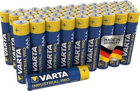 Varta Industrial Pro Aaa Micro Alkaline Batteries Lr Pack Made