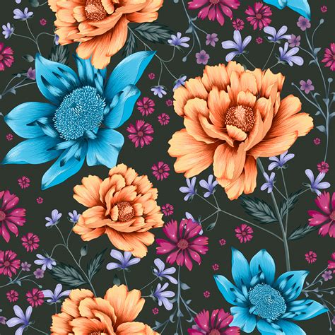 big flowers  behance