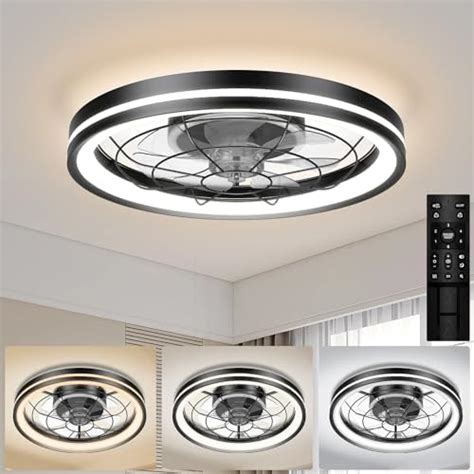 Airwit Cm Ventilatore Da Soffitto Silenzioso Con Luce E Telecomando