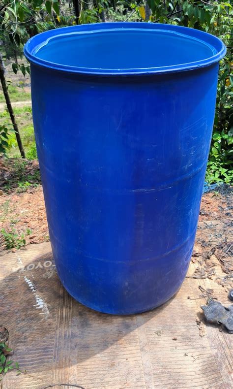 Kuala Pilah Tong Air Tong Biru 200 Liter Tong Drum Plastic Bekas Tong