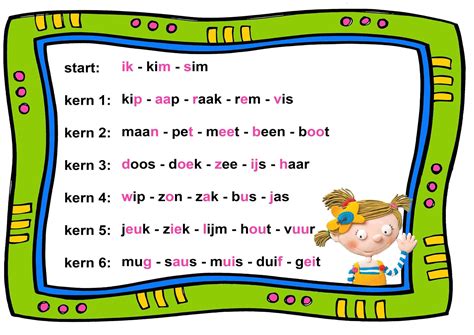 Pin Van Juf Kim Op Leren Lezen Taal Leren Lezen Lezen Eerste