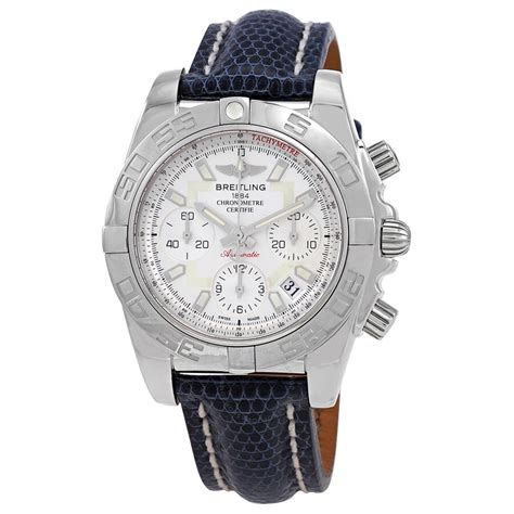 Breitling Chronomat 41 Chronograph Automatic White Dial Mens Watch