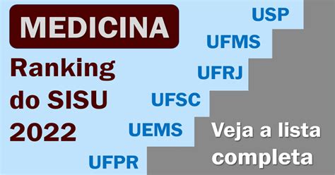 Notas De Corte De Medicina No Sisu Blog Do Enem