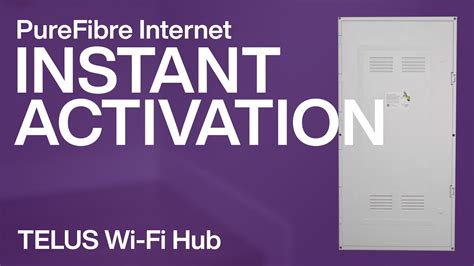 Telus Activating A Pre Installed Telus Wi Fi Hub In A Media Panel Youtube