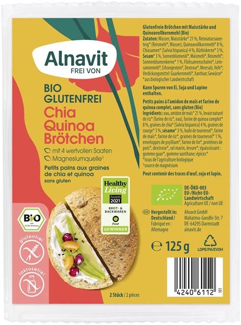 Alnatura Chia Quinoa Brötchen 125g online kaufen