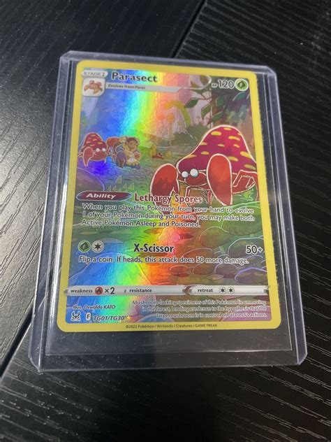 Pok Mon Tcg Parasect Lost Origin Trainer Gallery Tg Tg Holo Ultra