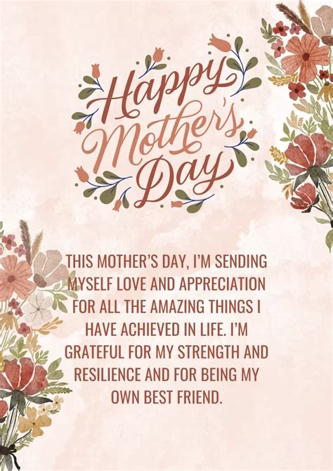 Mothers Day Message To Myself Happy Mother Day Quotes Mother Day