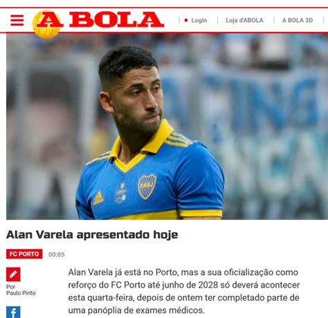 Alan Varela Entre La Despedida De Boca Y La Presentación En Porto El