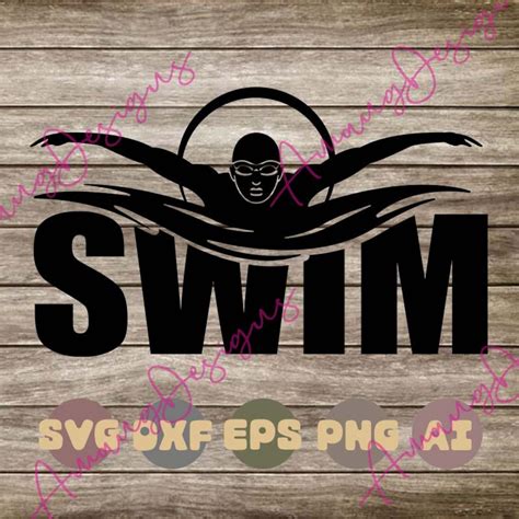 Swimming Svg File For Cricut Swim Svg Swimming Dxf Swimming Etsy