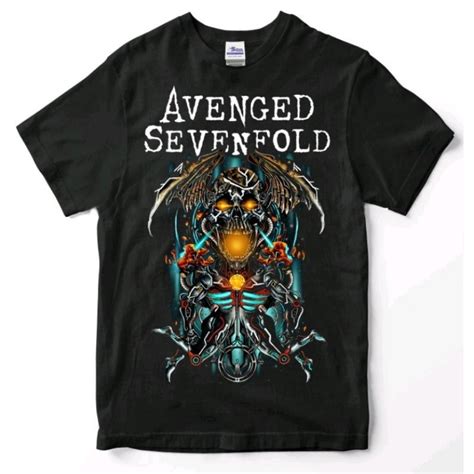 Camiseta Unissex Banda De Rock Avenged Sevenfold Fbo Shopee Brasil