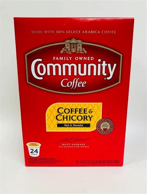 Community Coffee K Cup Chicory 24 Ct Gj Curbside