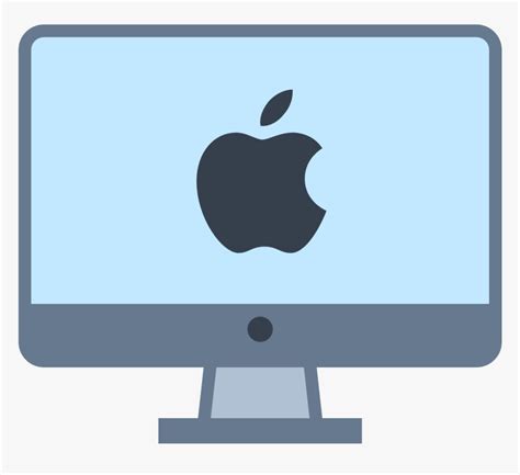 Clipart Computer Mac - Apple Macbook Clipart, HD Png Download - kindpng