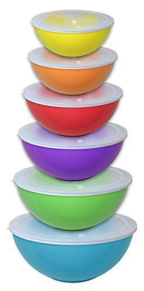 Gourmet Home Products Piece Nested Polypropylene Mixing Bowl Food