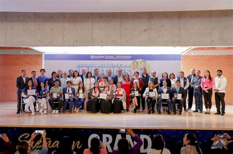 Galardona Mundo Tlatehui A Las Y Los Ganadores Del Premio Municipal De