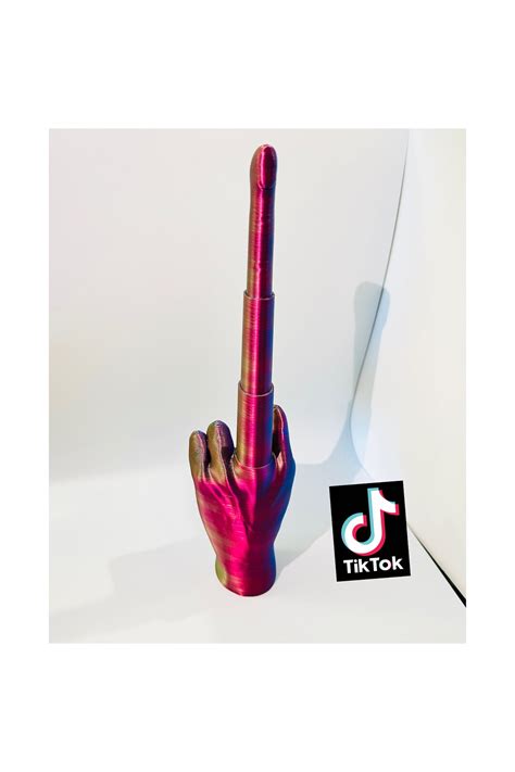 Collapsible Middle Finger Extendable Retractable Dgeex Etsy