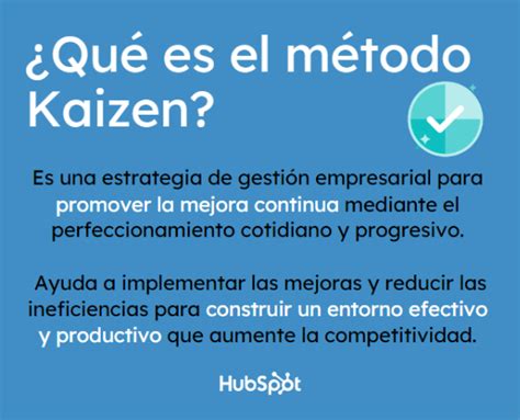 M Todo Kaizen Qu Es Y C Mo Implementarlo